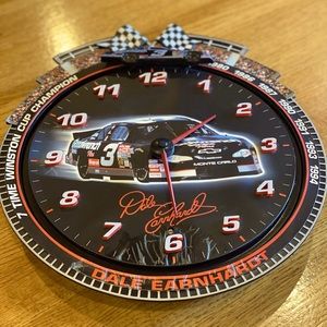 Dale Earnhardt clock with rotating car!